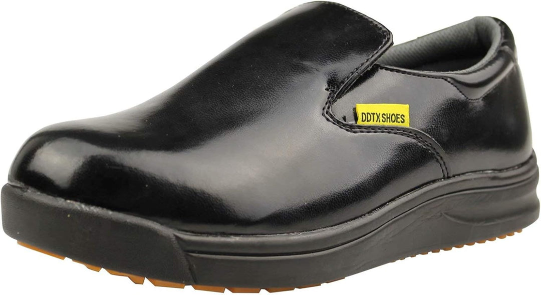 DDTX Kochschuhe Arbeitsschuhe Herren Unisex SRC rutschfest Ölbeständig Anti-Splash Leicht Schwarz/We