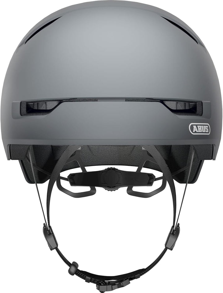 ABUS Stadthelm Scraper 3.0 - Robuster Hartschalen-Fahrradhelm M (54-58 cm) Grau (concrete grey), M