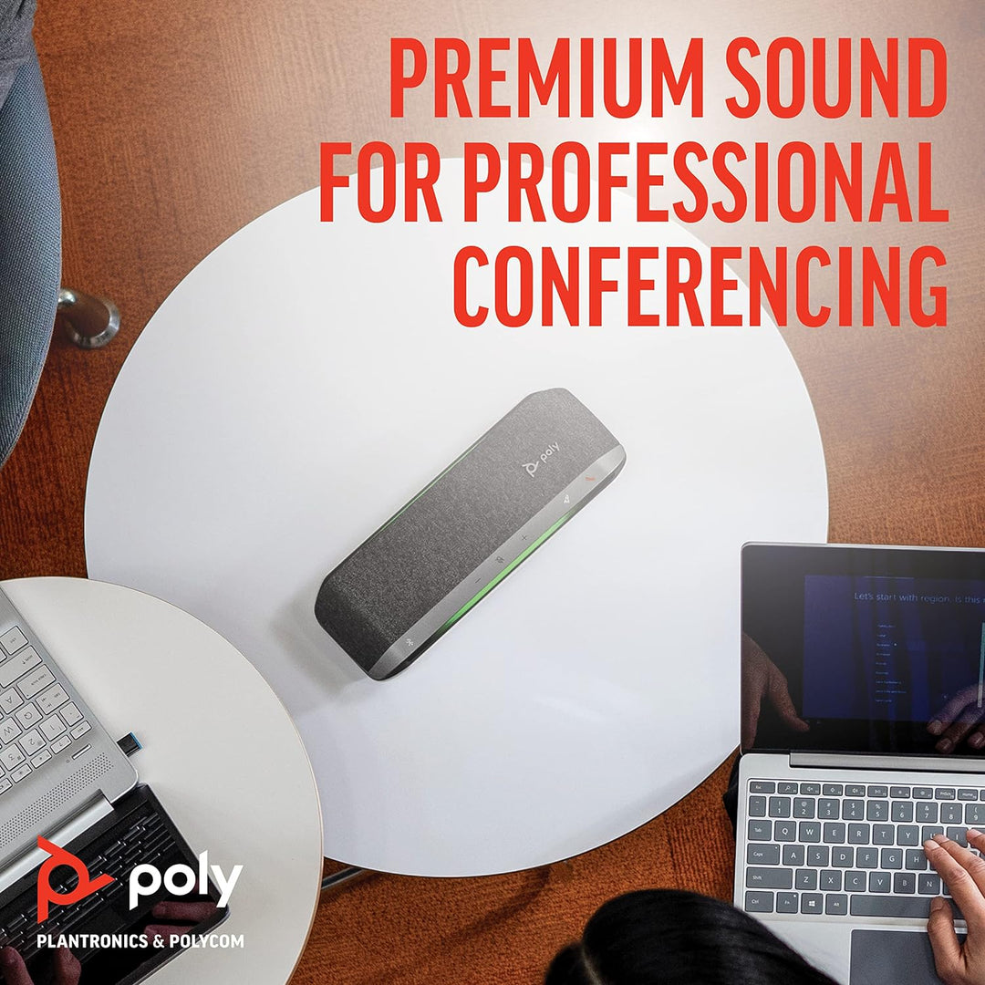 Poly - Sync 40 Konferenzlautsprecher (Plantronics) – für flexibles Arbeiten - Anschluss an PC/Mac mi