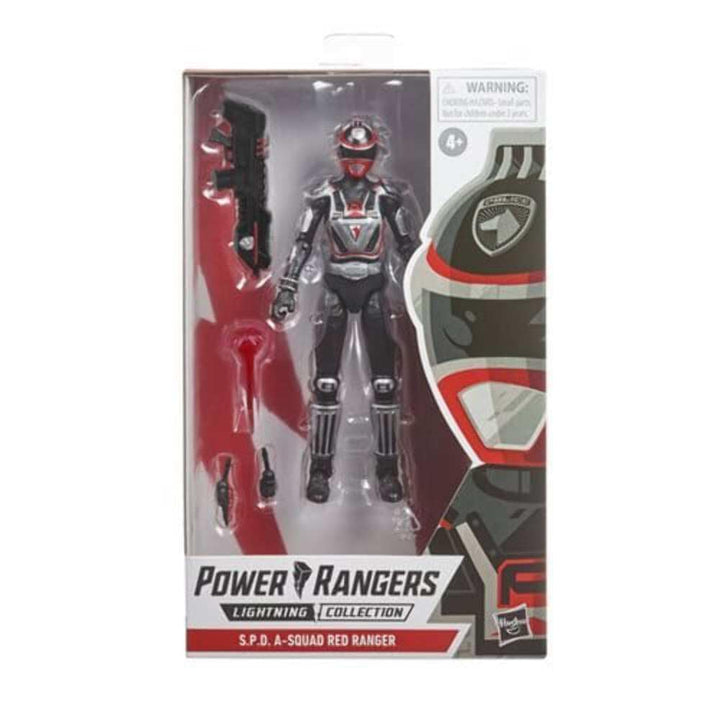 Power Rangers Lightning Collection S.P.D. A-Squad Roter Ranger Premium Action-Figur (15 cm) zum Samm