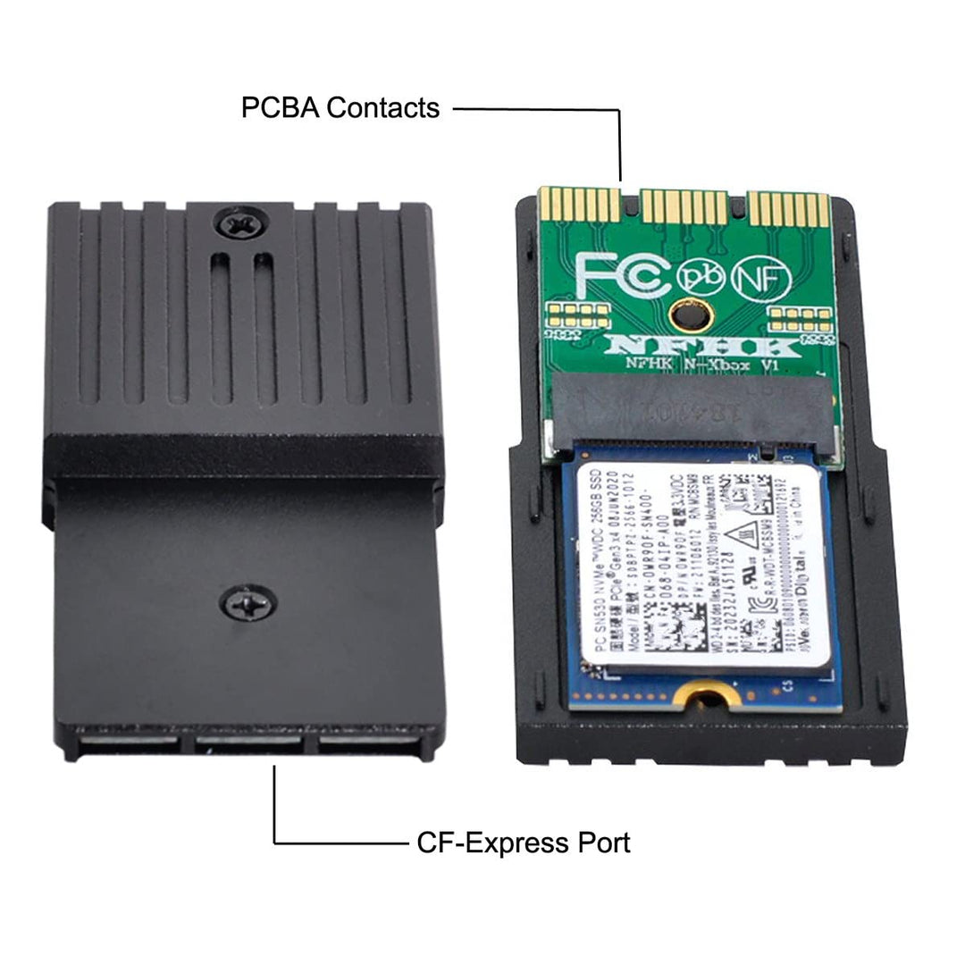 cablecc CF-Express Type-B auf M.2 NVMe 2230 M-Key Adapter CFE für Xbox Serie X&amp;S CH SN530 SSD PCIe4.