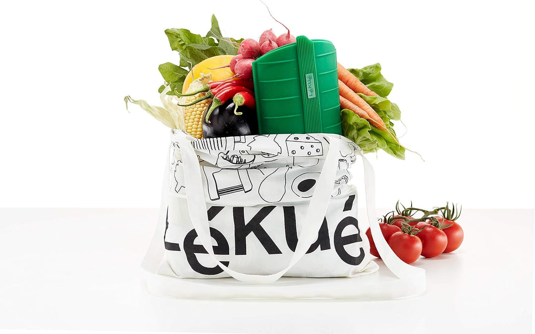 Lékué 3504600 Dampfgarer, Silikon Garbehälter + Tasche, Garbehälter + Tasche