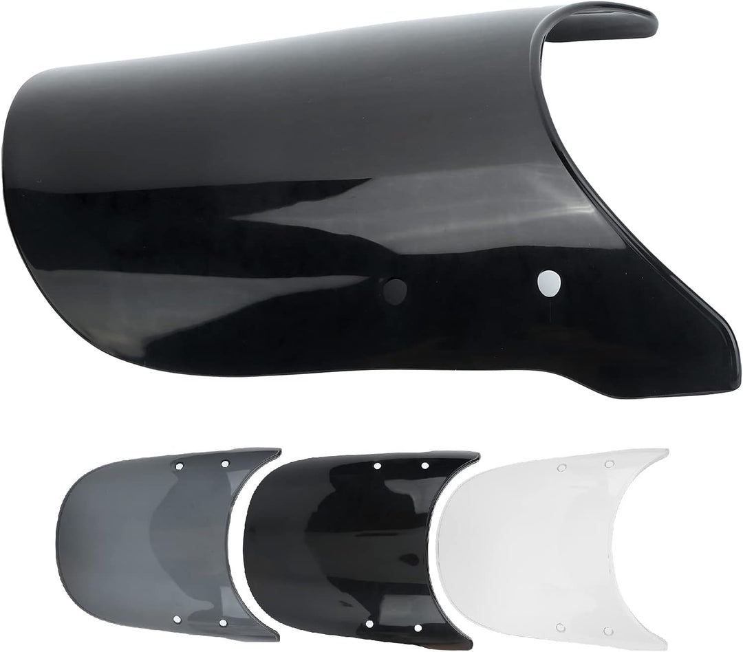 Yctze Motorrad Windschutzscheibe, Motorrad Windschutzscheibe Universal Anti-Crack Scratch Resistant