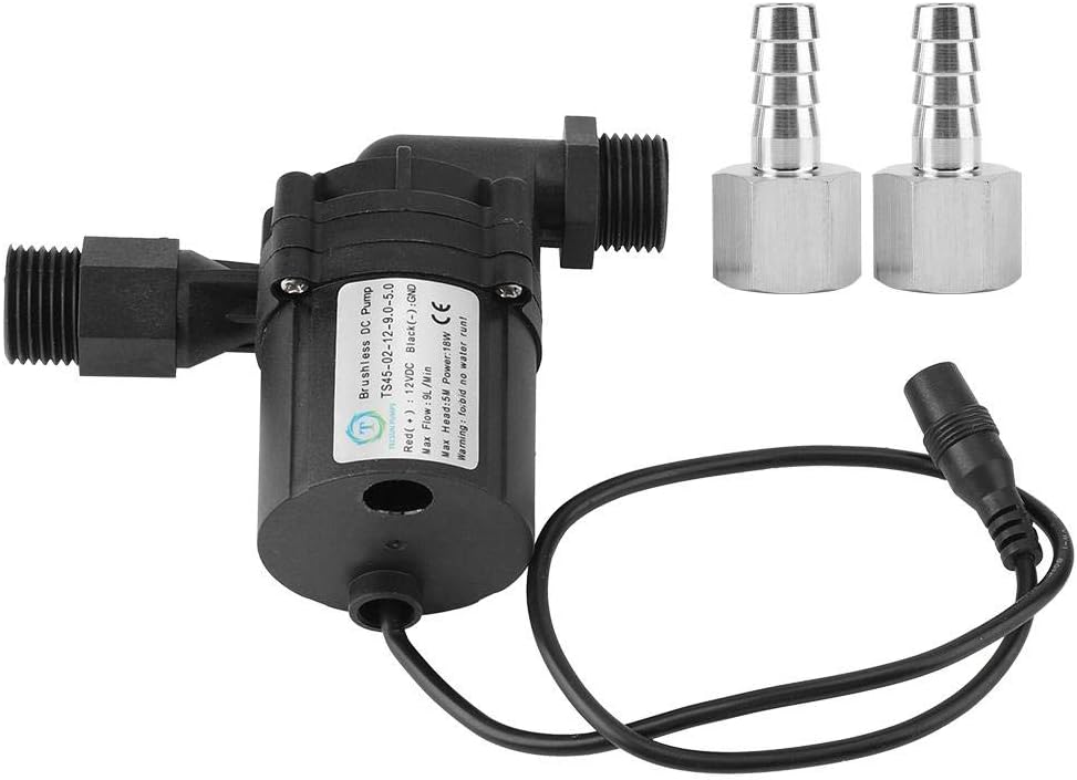 Zerodis Bierpumpe DC 12V 18W Pump Homebrew Pumpenzirkulation Brushless Bierpumpen für das Bierbrauen