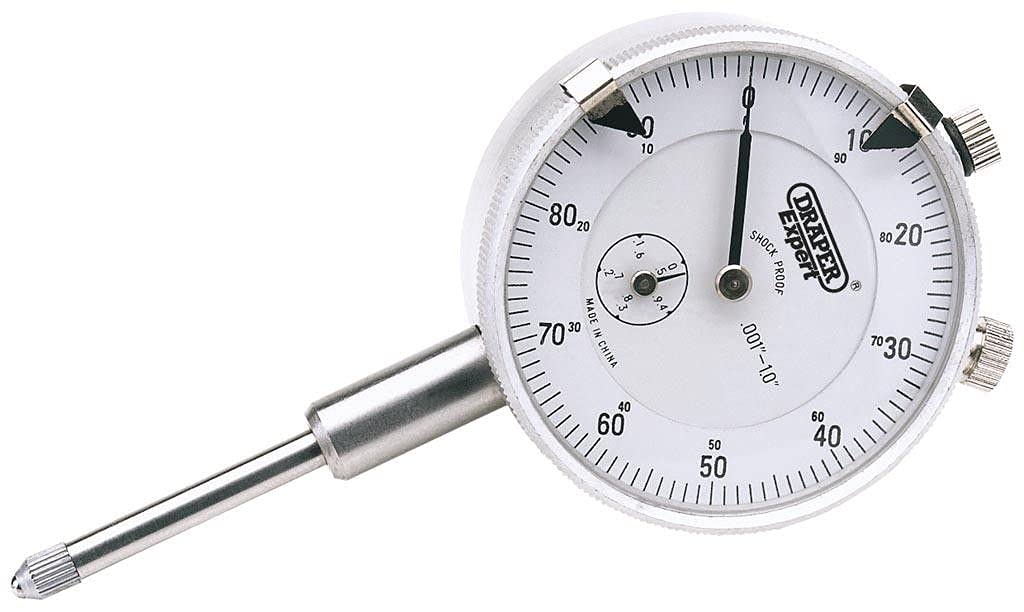Draper 51830 PDG010M Expert Metrisches Zifferblatt-Testanzeige, 0 mm - 10 mm, 55 mm Durchmesser, Bla