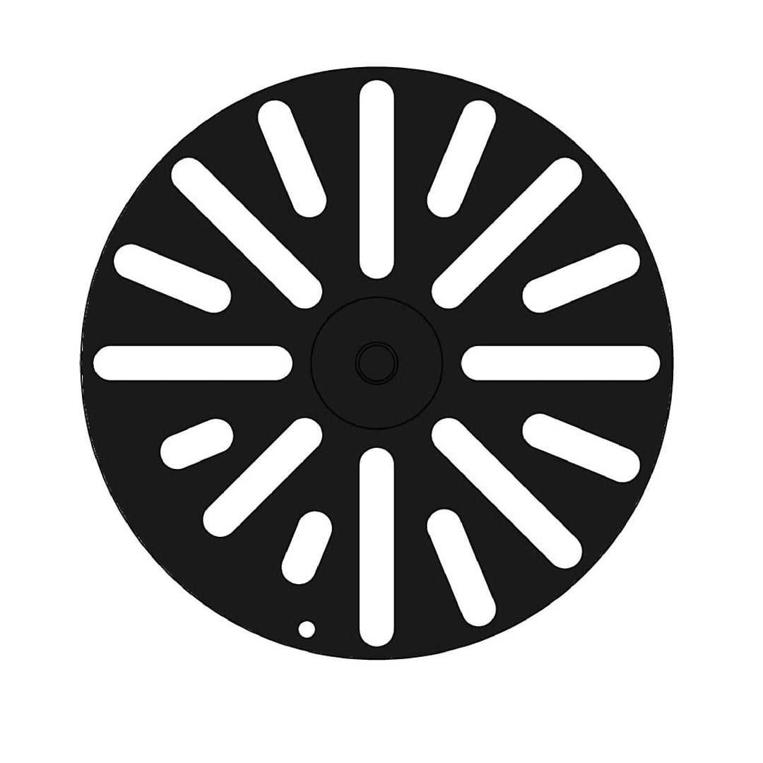 Kaminrost/Ascherost Rund Ø 198 x 10 mm passend für Hark ** Kaminöfen inkl. Modellübersicht - Aschero