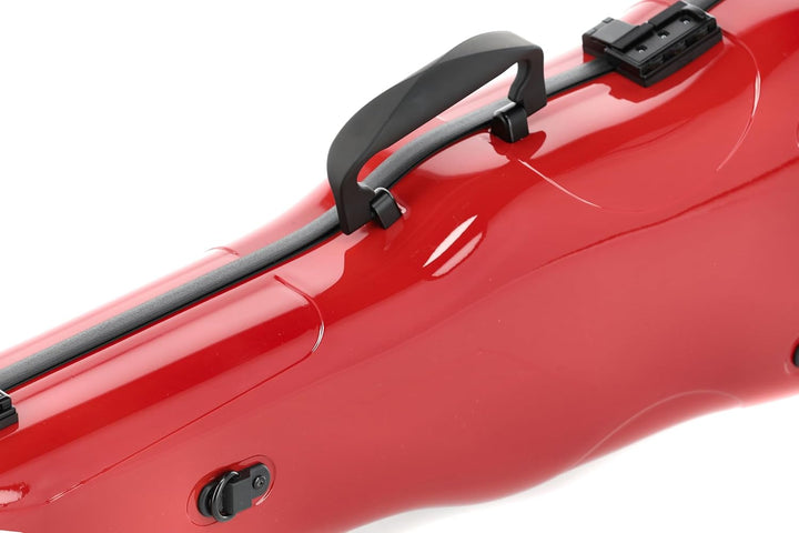 GEWA Violinformetui AIR 1.7 rot hochglanz, mit zusätzlichem Seitengriff, Made in Germany mit zusätzl