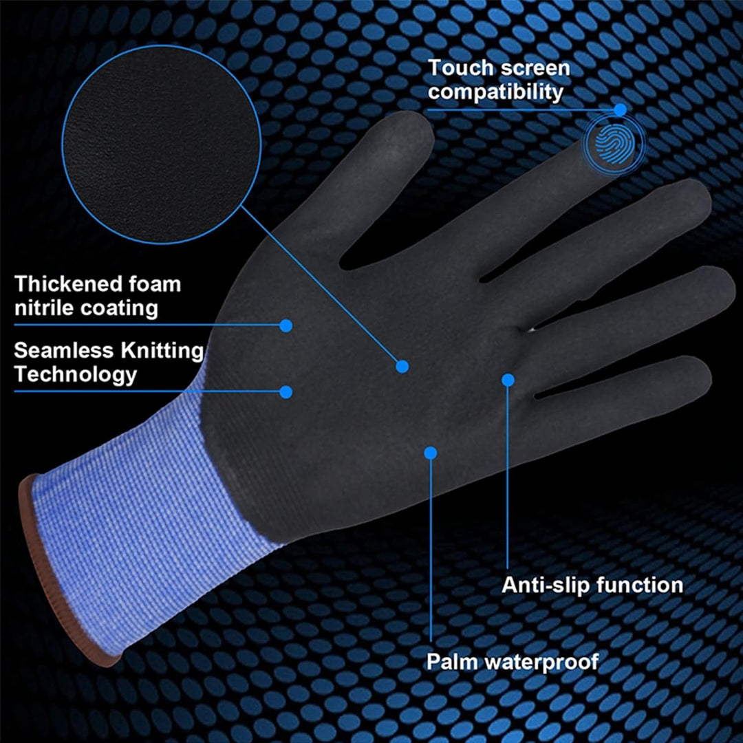 HPHST Arbeitshandschuhe SF001TS Handschuhe Montagehandschuhe für Damen und Herren Gloves Ergonomisch