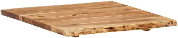 vidaXL Massivholz Tischplatte Baumkante Massivholzplatte Akazie 58x(50-60) x2,5cm 58 x 60 x 2.5 cm,