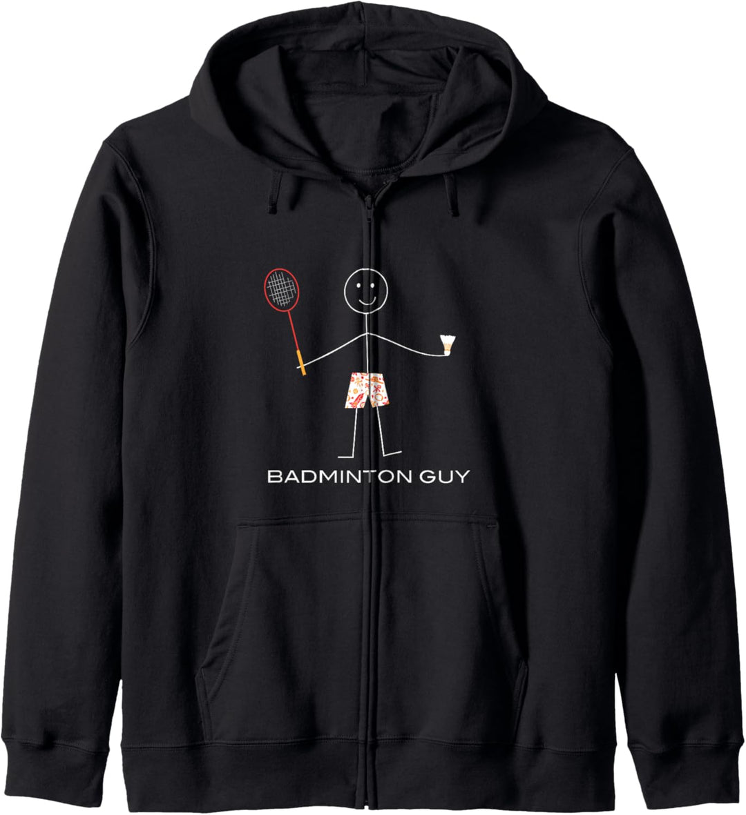 Lustige Jungen Badminton, Männer Badminton Spieler Geschenke Kapuzenjacke
