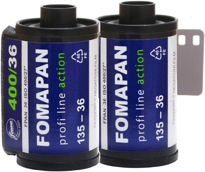 FOMAPAN Action 400 135/36 2er Pack Kleinbild 35mm 36 Aufnahmen 2 Pack 400 ISO, Kleinbild 35mm 36 Auf