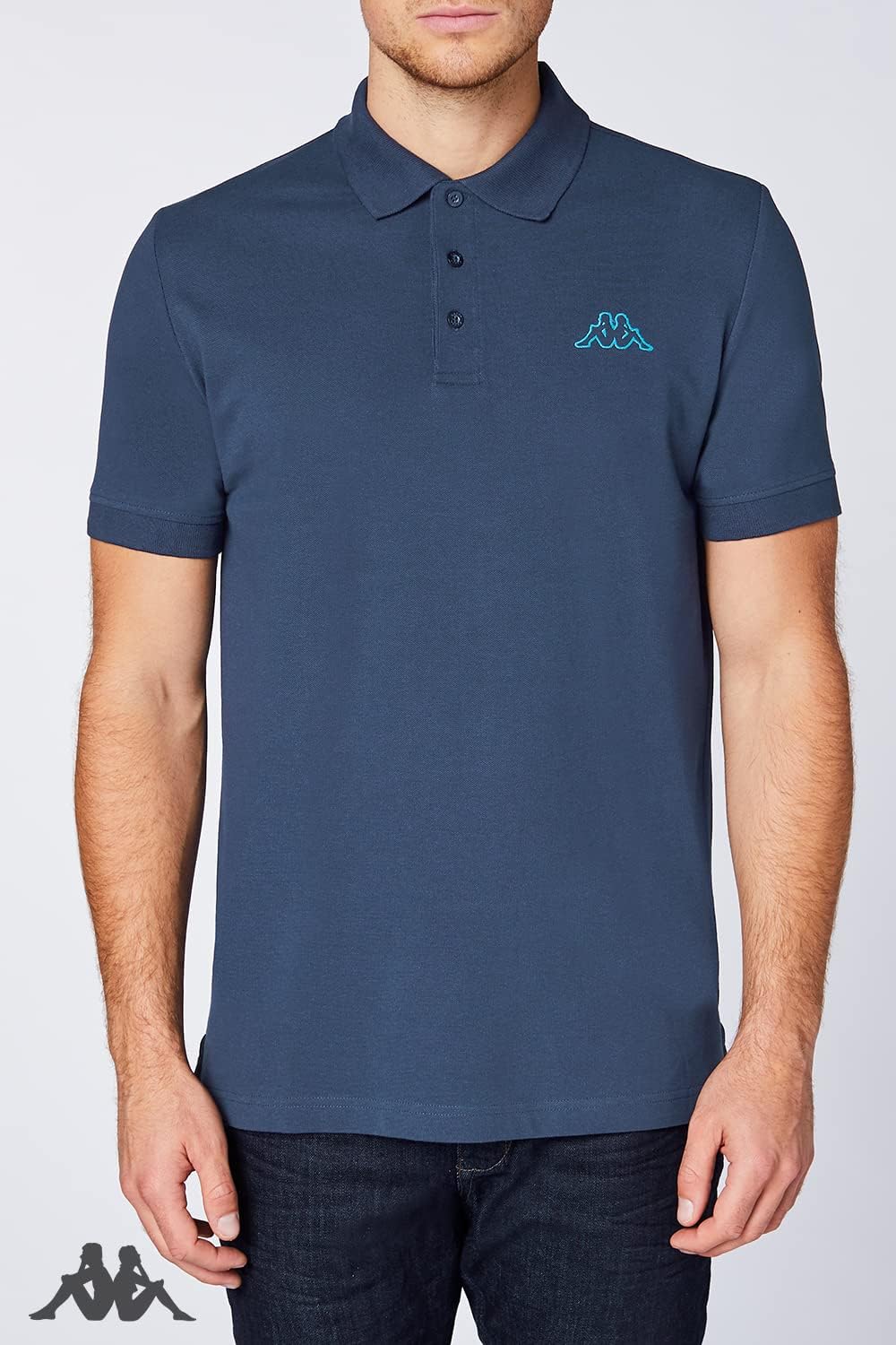 Kappa Herren Polo Shirt VENIST im 2er Pack in M - 5XL | Polo-Hemd mit Logodruck | Basic Poloshirts f