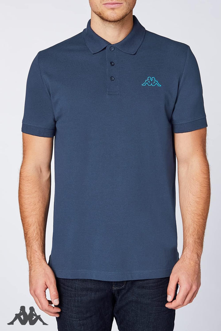 Kappa Herren Polo Shirt VENIST im 2er Pack in M - 5XL | Polo-Hemd mit Logodruck | Basic Poloshirts f