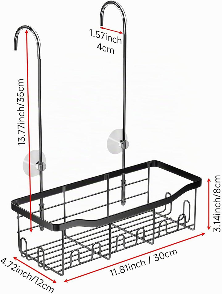 Duschablage Zum Hängen Duschregal Duschkorb Shampoo Halterung Für Dusche Shower Shelf Duschkorb Hang
