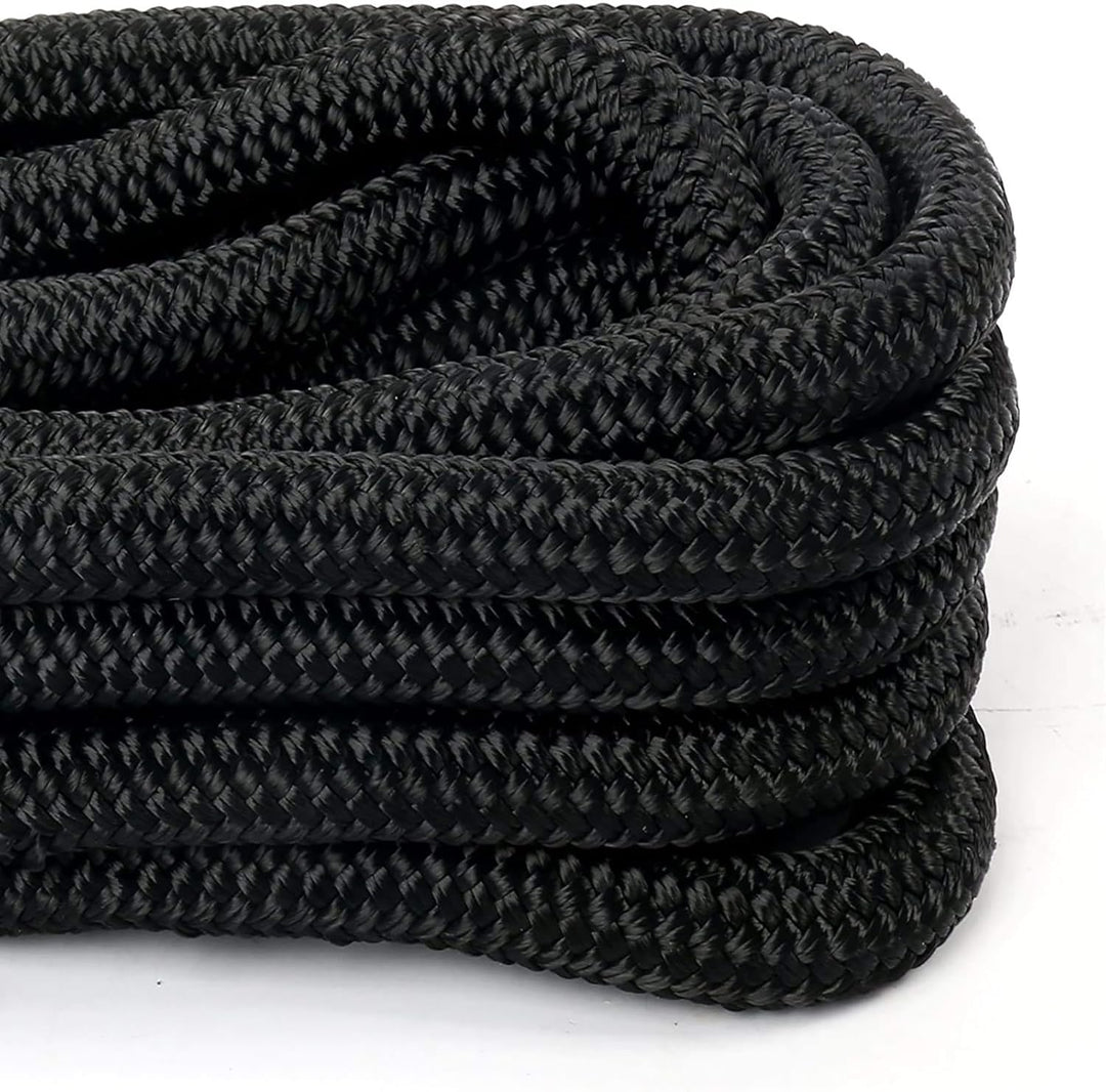 FreeTec 4 TLG Bootsseil Boot Fenderleine Nylon Dockline Festmacherleine Fenderseil mit Auge 16mm Dur
