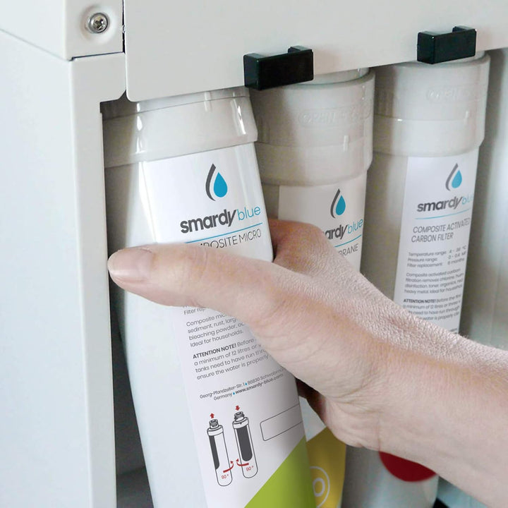 smardy blue 3in1 Ersatzfilter Set für Osmoseanlage zagora - Wechselintervall alle 12 Monate Filterse
