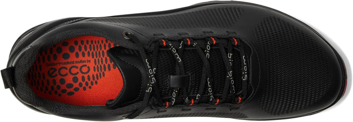 ECCO Herren Biomfjuelm Sneaker 39 EU Black Red, 39 EU Black Red