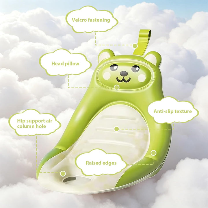 Faltbare Aufblasbare Babybadewanne aus sicherem Material, Rutschfeste Badewanne für Babys 0-12 Monat