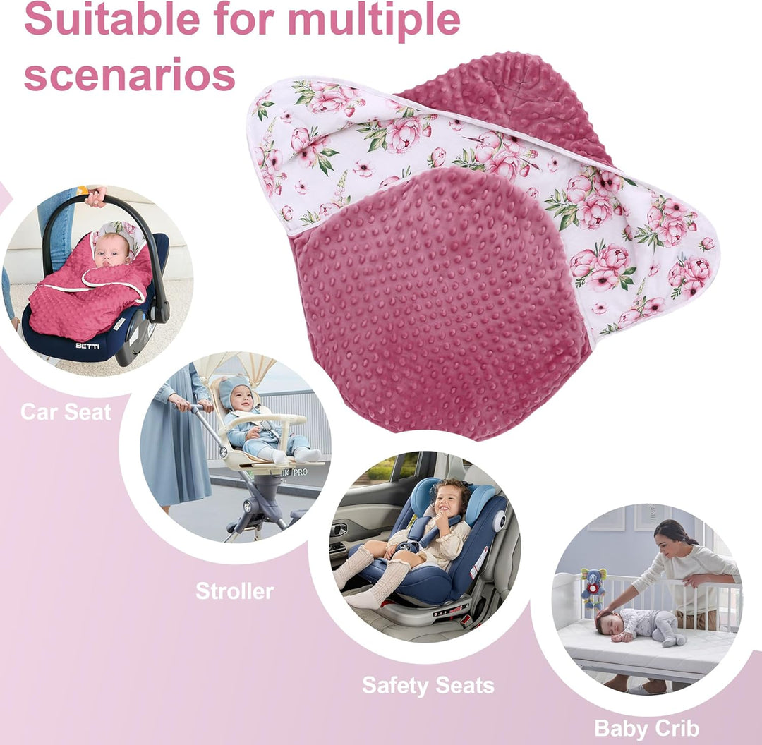 Einschlagdecke Babyschale für Winter Buggy Universal Fusssack Babydecke Baumwolle Baby Pucksack für