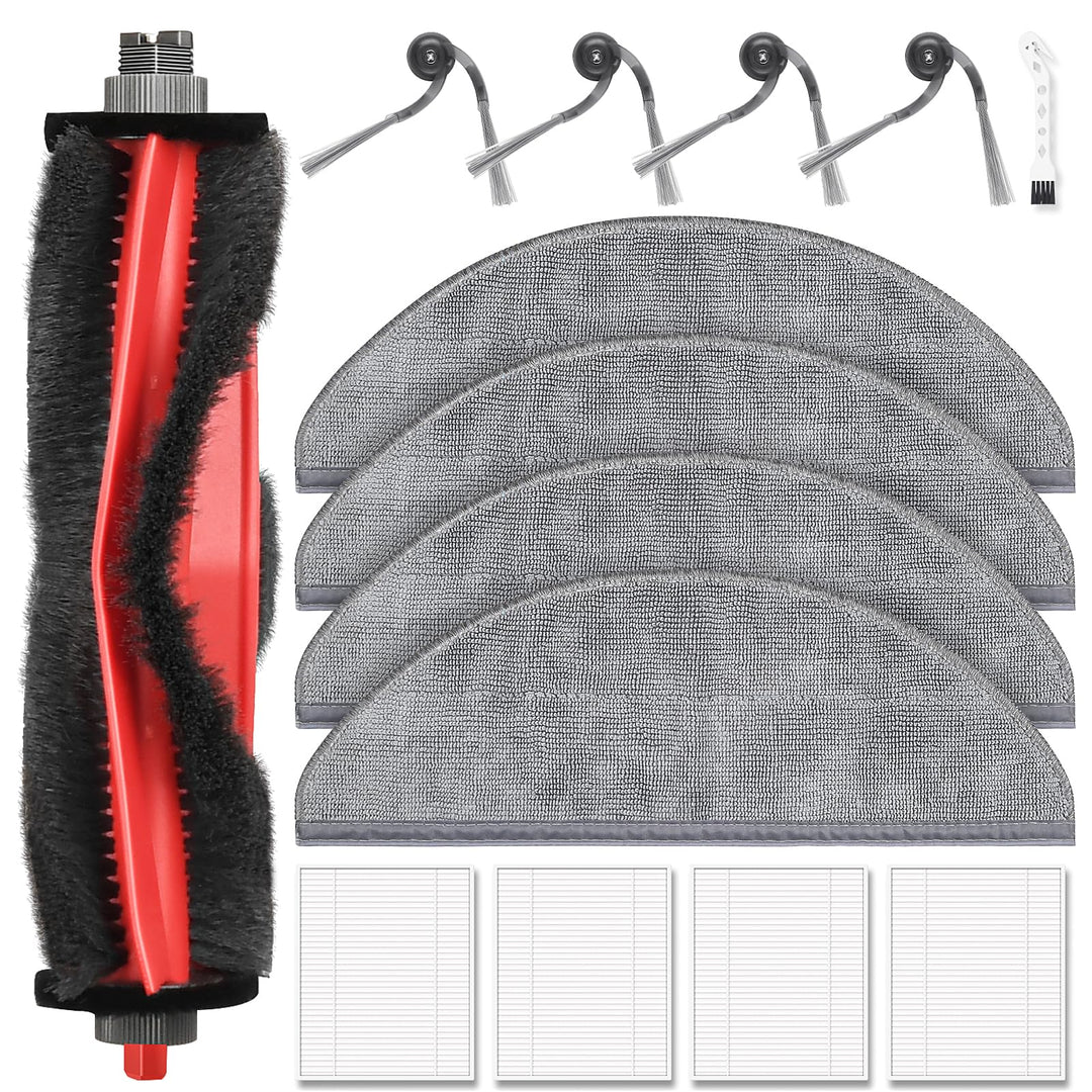 14 Stück Q7 M5 Zubehör für Roborock Q7 M5 / Q7 M5+ / Q7 L5 / Q7 L5+ Saugroboter, 1 Hauptbürste 4 Wis