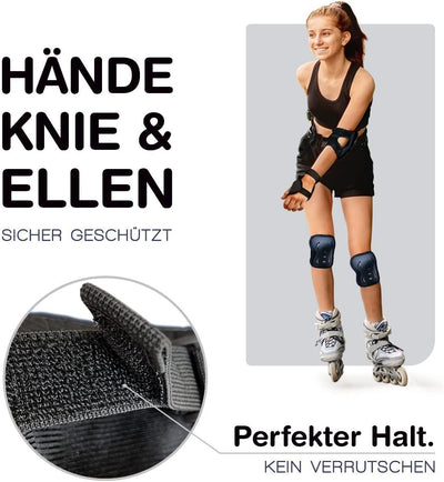 Liebkern Knieschoner Kinder Schoner Inliner Kinder Knieschützer Inliner Kinder Protektoren Set Schüt