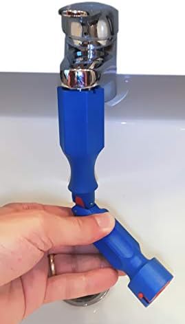 Rela Innovativ Montageschlüssel mit Gelenk, Montage WC-Sitz | Flügelmutter und Schraubenköpfe, Kunst