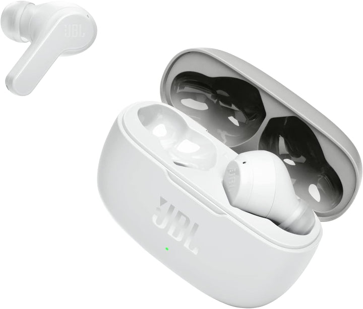 JBL Wave 200 TWS True-Wireless In-Ear Bluetooth-Kopfhörer - Weiss – Kabellose Ohrhörer mit integrier