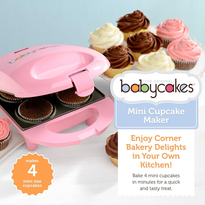 Babycakes Select Brands Mini-Muffin-Backblech für Geburtstage, Partys und mehr – Antihaftbeschichtun