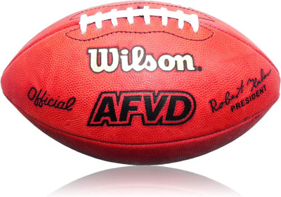 Wilson Football AFVD Game Ball, SC, Rot, Senior, WL0206101141