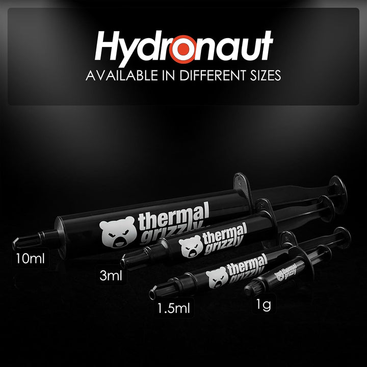 Thermal Grizzly - Hydronaut - 7.8 Gramm/3 ml - Leitfähige Hochleistungs-Wärmeleitpaste - Ideal für L