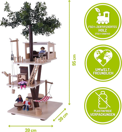 EverEarth Baumhaus (EE33767), Multi, 40.6 x 35.6 x 73.7 cm