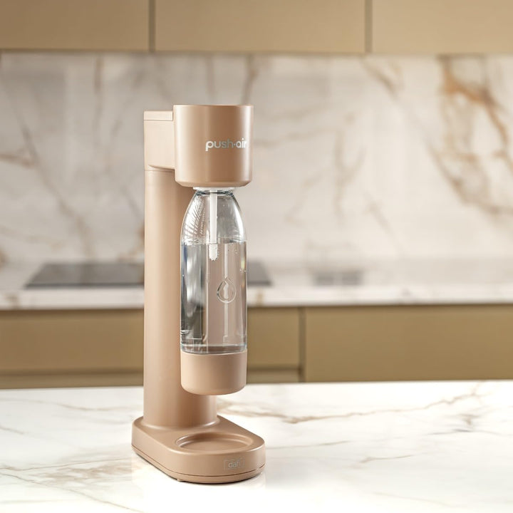 Dafi PUSHAIR Wassersäule Cappuccino + CO2 Kartusche + 0,7 Flasche