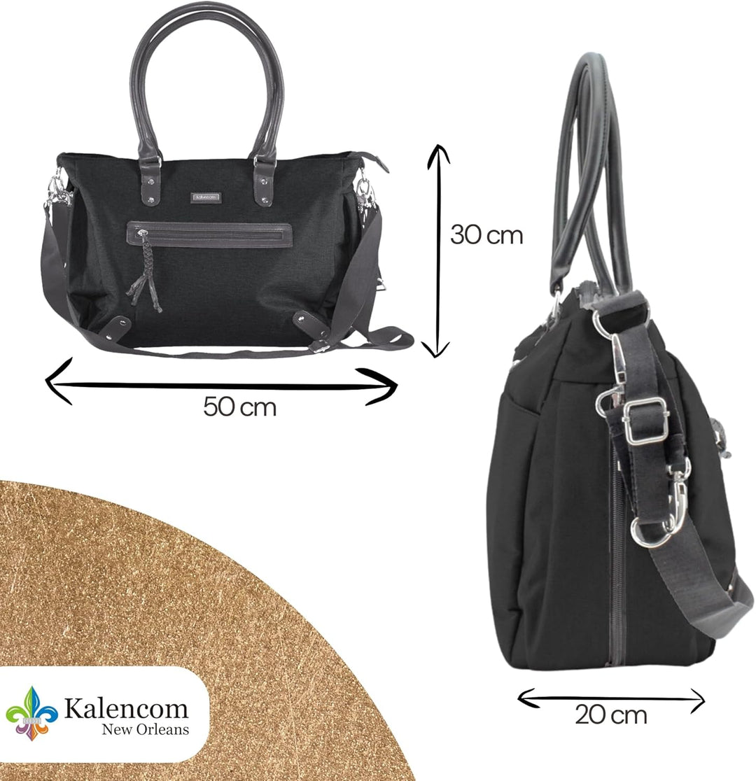 Kalencom Handtasche Umhängetasche stilvolle Baby Wickeltasche mit Wickelauflage, Aufbewahrungsbeutel