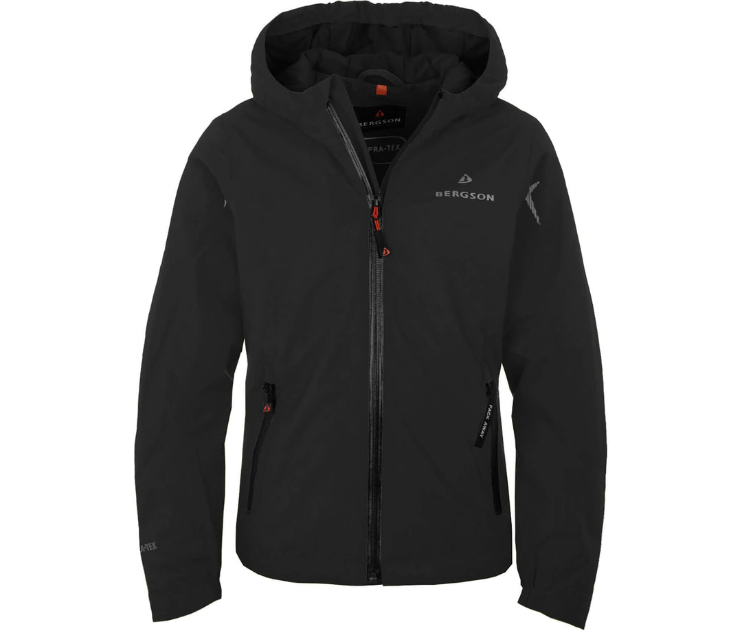 Bergson Kinder Regenjacke LIO THERMO - leicht wattiert - Wanderjacke - Fahrradjacke - Outdoorjacke -