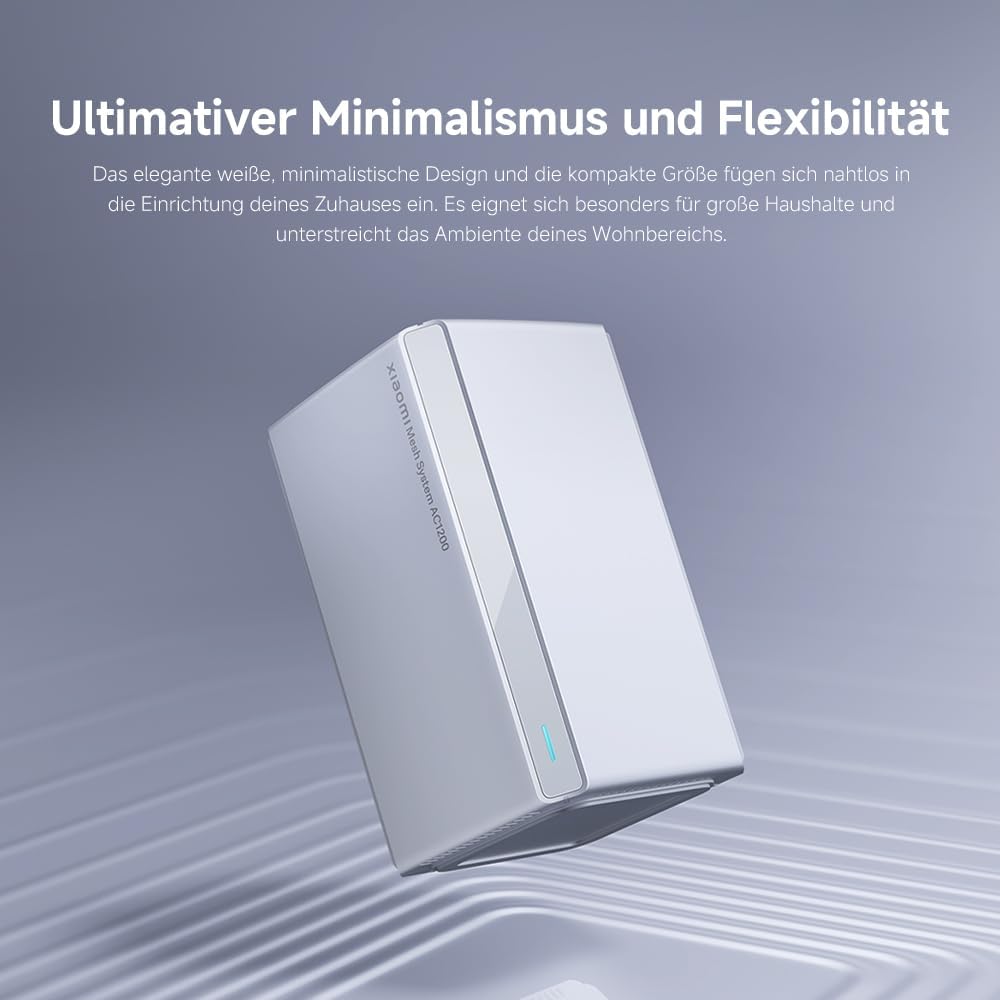 WLAN-Router WiFi5 AC1200 – Gigabit-Port, Mesh-Funktion, Universelle Kompatibilität und stabile Verbi