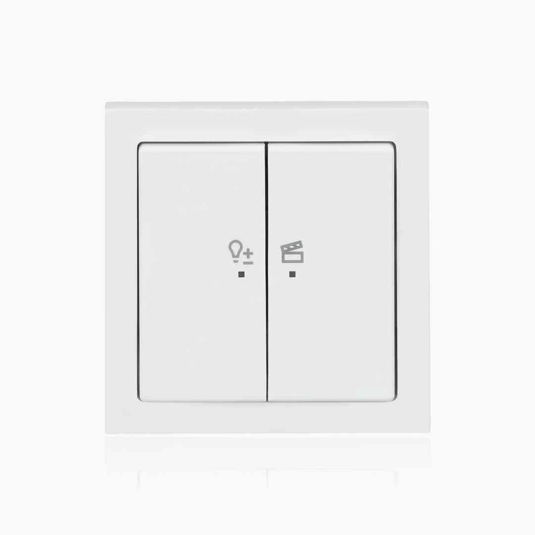Busch-Jaeger 62851 UJ-84-WL LED-Dimmer flex Wireless Komplettset Tastdimmer-Einsatz Tastbedienfeld 2