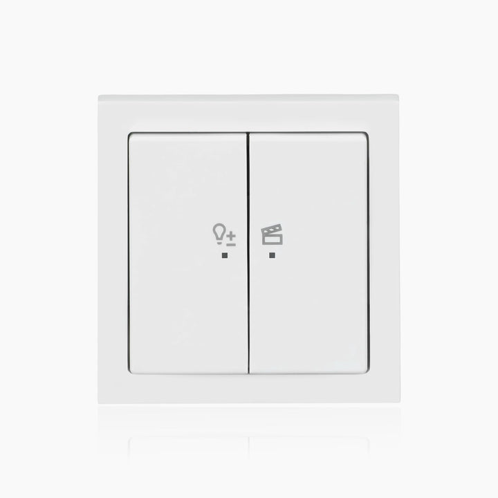 Busch-Jaeger 62851 UJ-84-WL LED-Dimmer flex Wireless Komplettset Tastdimmer-Einsatz Tastbedienfeld 2