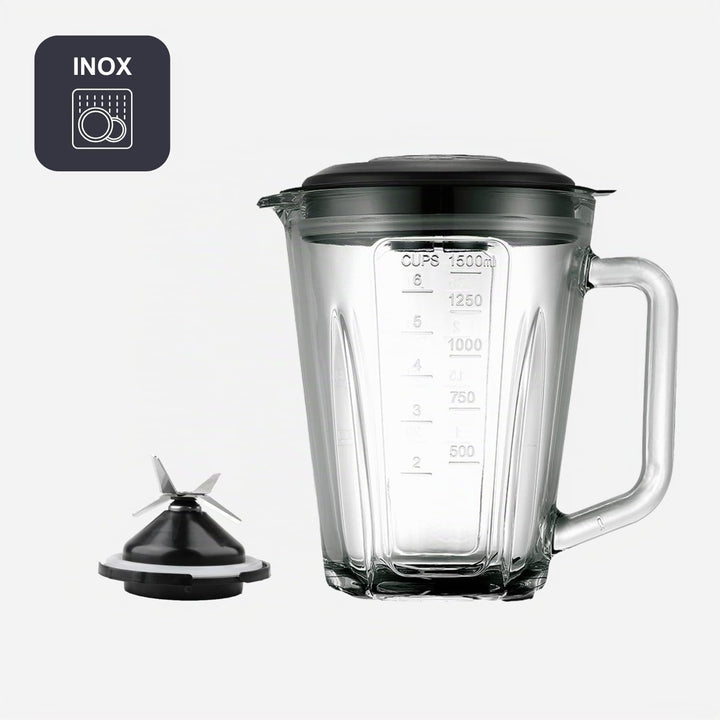 Black+Decker BXJB800E - Standmixer, 800W, 1,5 Liter, Edelstahl, grau 800W Edelstahl, 800W Edelstahl