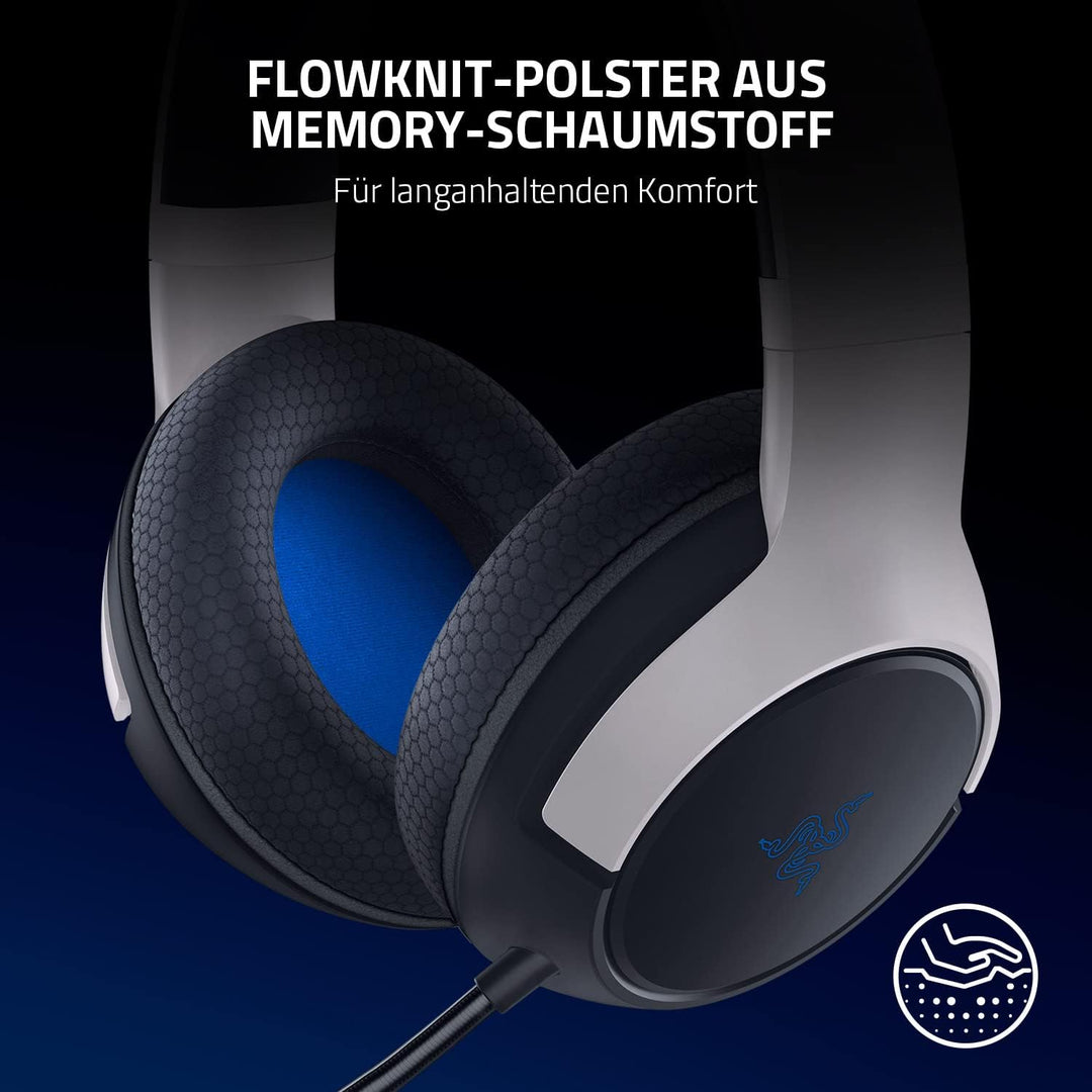 Razer Kaira für PlayStation - Kabelloses Dual-Headset für PS5 (Triforce Titanium 50-mm-Treiber, Hype