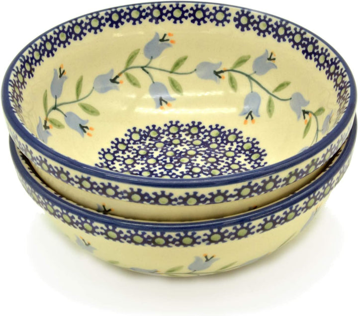 Bunzlauer Müslischalen 15 cm im 2er-Set Dekor Agnes, Dekor Agnes