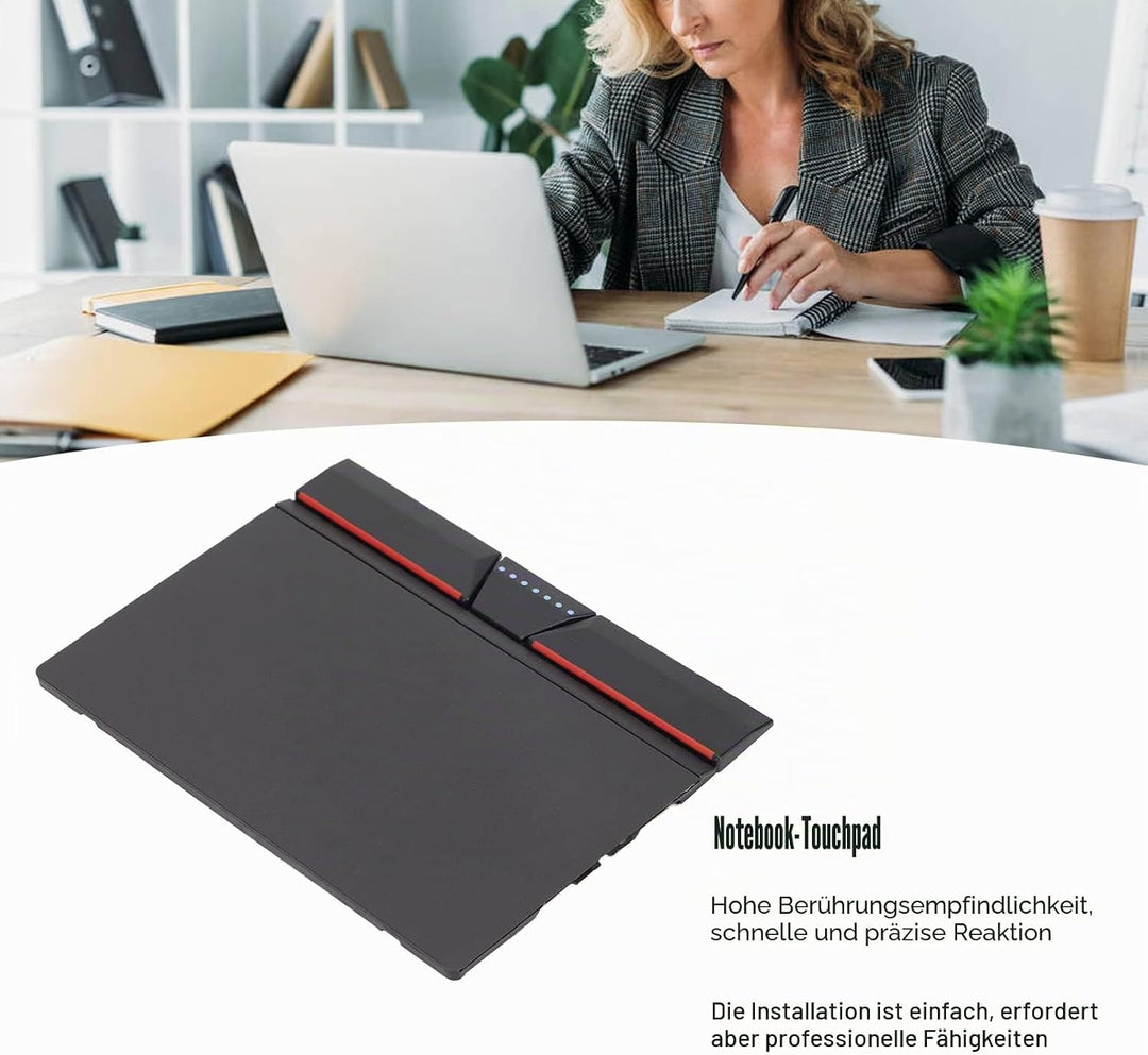 ASHATA Touchpad mit DREI Tasten,Notebook Clickpad Trackpad Kompatibel mit für Lenovo ThinkPad T440 T