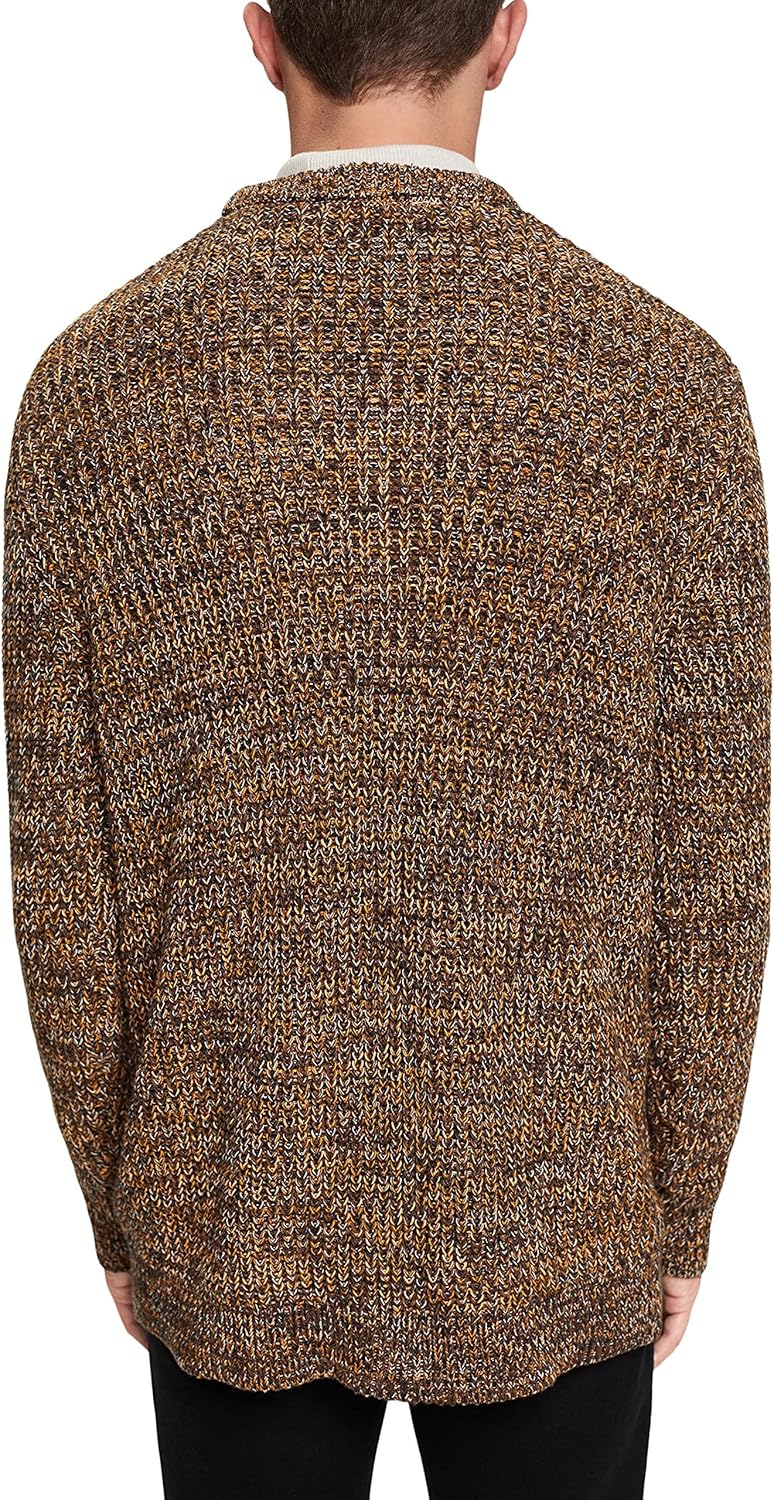 ESPRIT Mehrfarbiger Strickpullover L Bark, L Bark