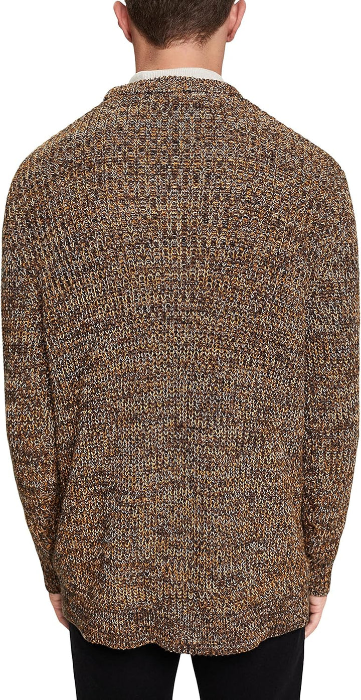 ESPRIT Mehrfarbiger Strickpullover L Bark, L Bark