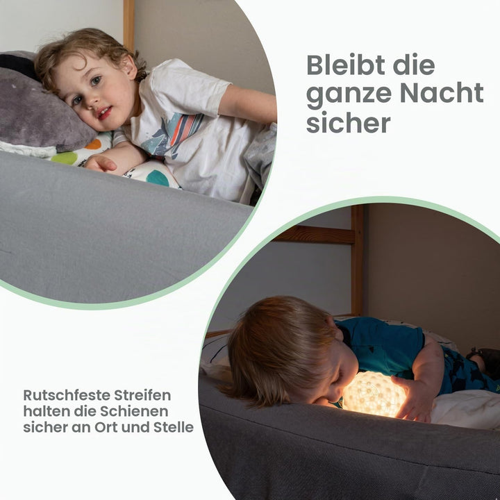 BBLUV B0193 Bettgitter für Kinder, 150 cm, universal, aufblasbar, einfach zu bedienen, auch für Reis