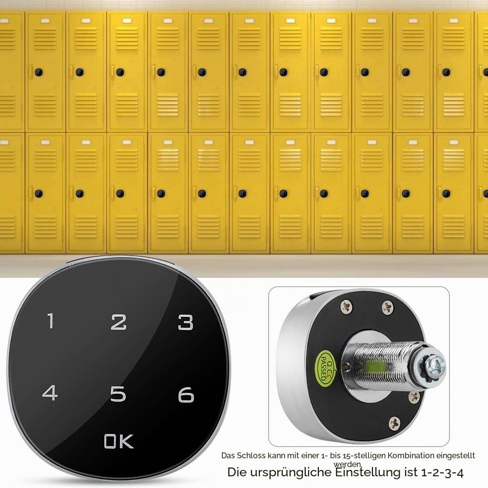 Touch Screen elektronisches Schloss, Kabinett-Briefkasten-Datei-Sauna-Fach-Touch Screen digitales el