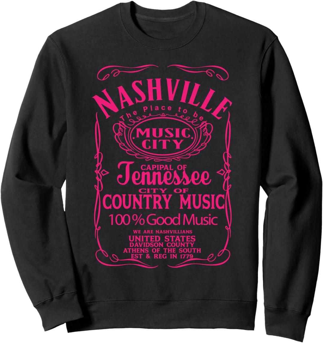 Nashville Tennessee Country und Western Music City Wear Sweatshirt