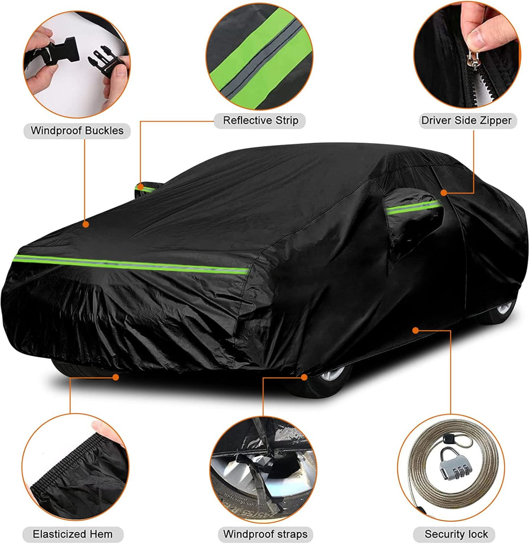 Autoabdeckung Wasserdicht bestimmt für Hyundai i30/i30 N Hatchback/Fastback 2011-2025, Vollgarage Au