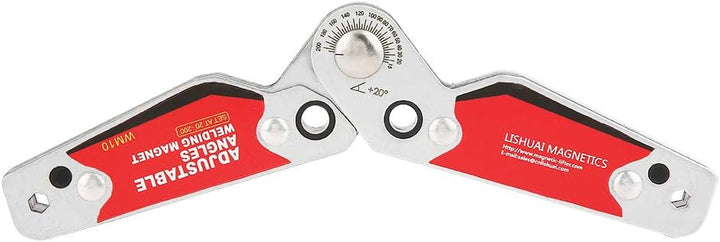 FTVOGUE Schweissmagnethalter, Einstellbare Winkel von 20 ° -200 ° Schweissen Starker Magnetschweissh