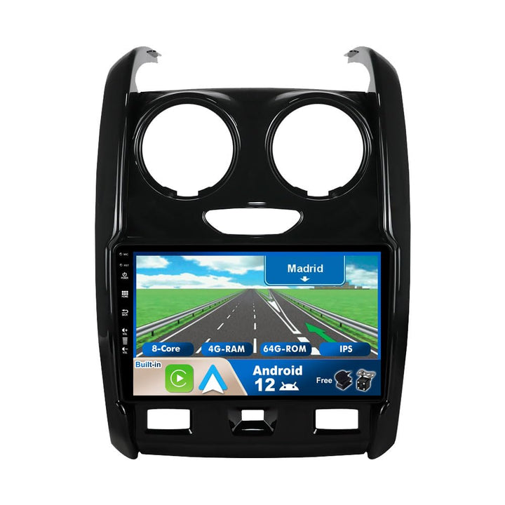 JOYX Android 12 IPS Autoradio Passt für Renault Duster (2015-2017) - 4G+64G - Eingebaut DSP/Carplay/