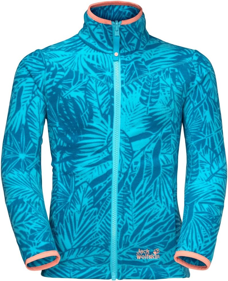 Jack Wolfskin Jungle Fleecejacke für Mädchen Size 92(18-24 Monate Old)US Seeblau, Size 92(18-24 Mona